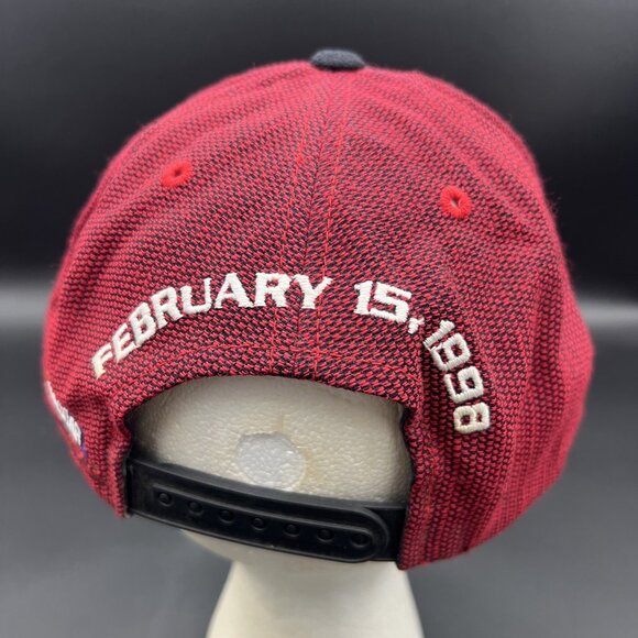 Vintage DAYTONA 500 1998 40th Annual Nascar Black Snapback Hat Cap Rare Texture - Picture 4 of 13